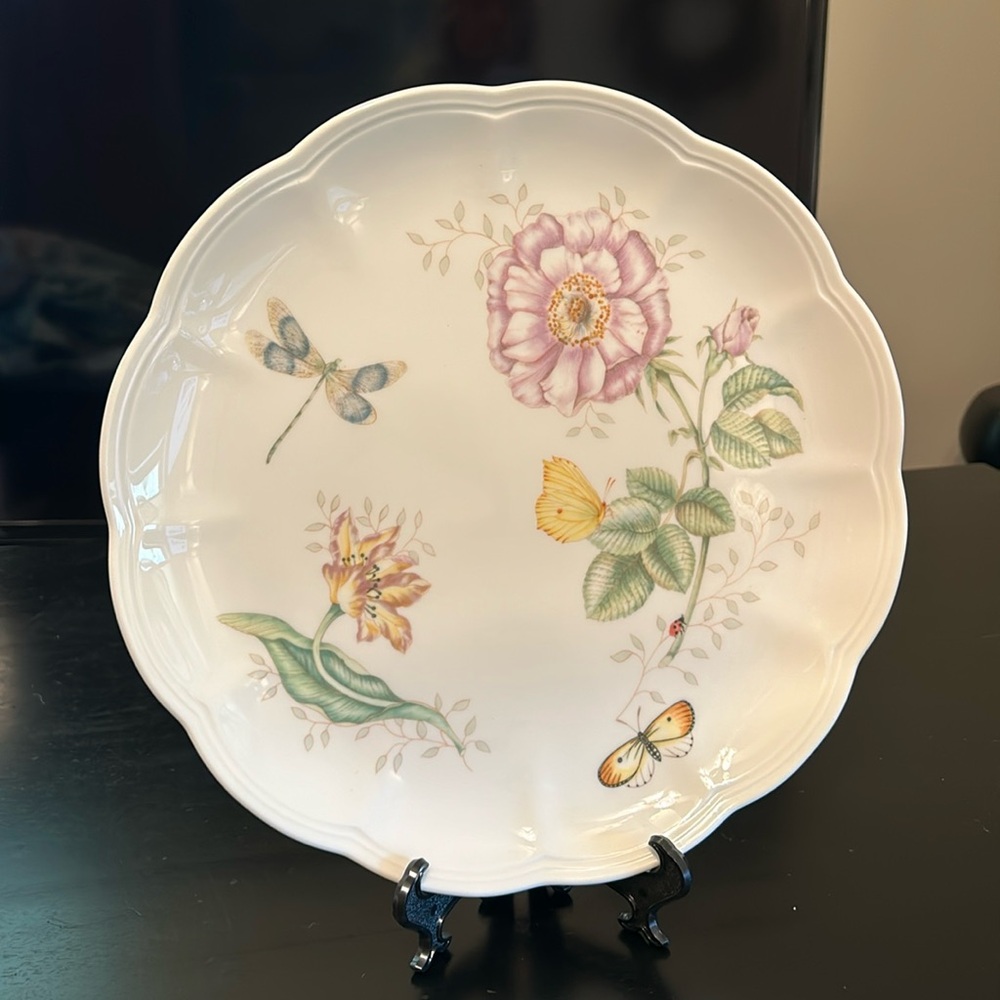 Lenox Butterfly Meadow Dragonfly Replacement Dinner Plate 11"